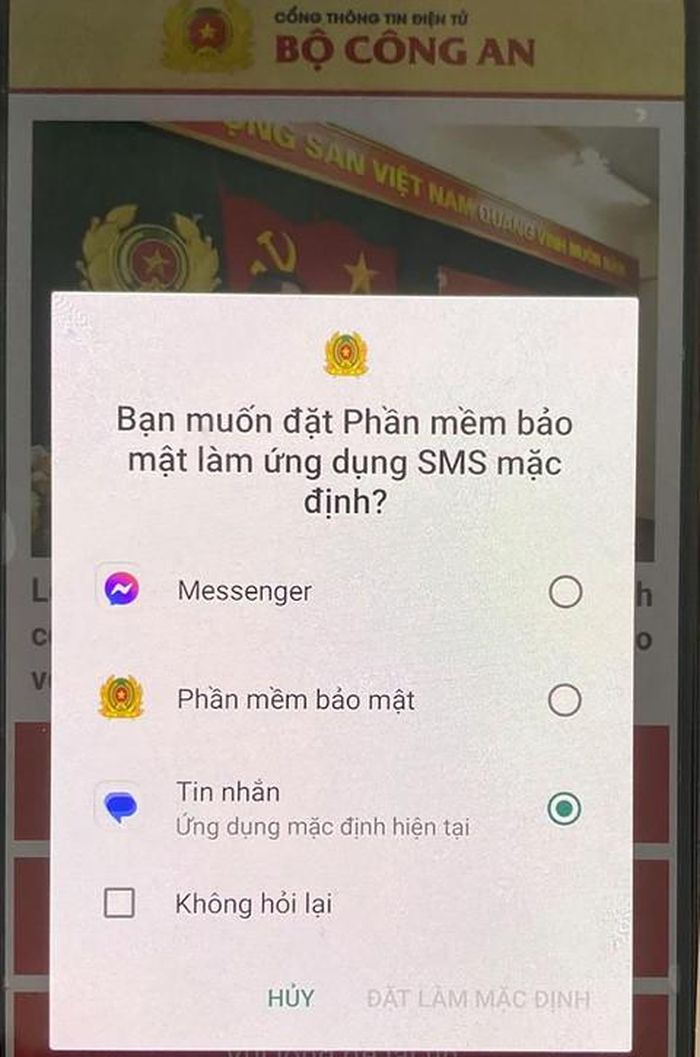 Ứng dụng “Phần mềm bảo mật” có chứa mã độc...
