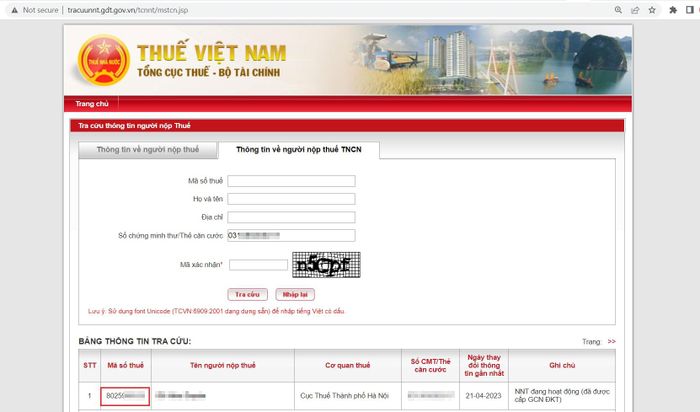 Ảnh chụp màn hình.