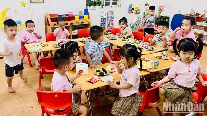 Đối với giáo dục mầm non có 18 tuần thực học kỳ I và 17 tuần thực học kỳ II.