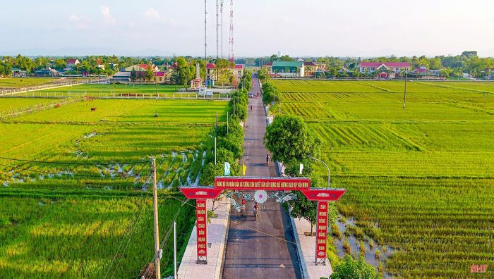 Hà Tĩnh cơ bản đạt tiêu chí quy hoạch trong Đề án xây dựng tỉnh đạt chuẩn NTM.