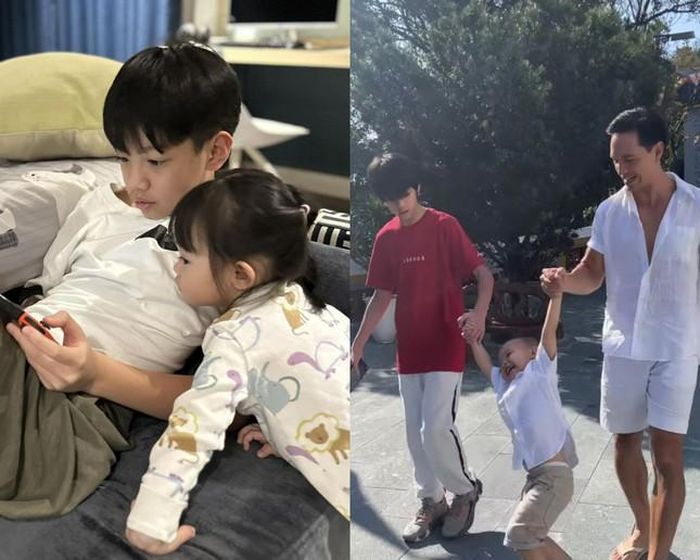 Subeo được yêu mến bởi những khoảnh khắc ra dáng anh hai khi quan tâm các em.