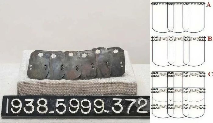 Một đoạn thiết giáp vảy thuộc thế kỷ IV TCN được tìm thấy trong tàn tích văn minh Hy Lạp - La Mã. Ảnh: Thecollector
