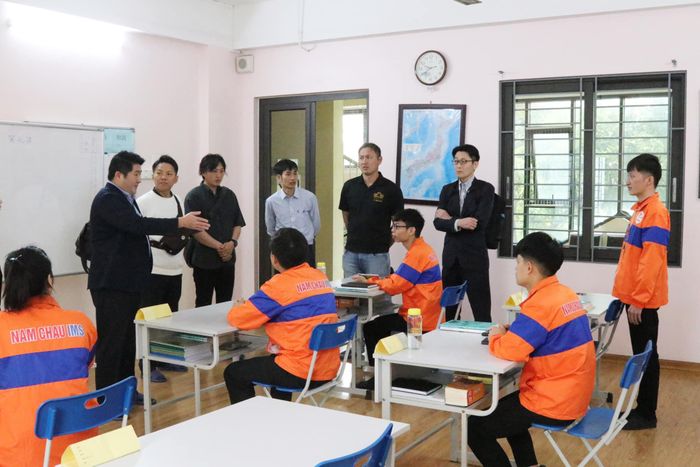 Đại diện nghiệp đoàn Nhật Bản đến thăm và làm việc tại Công ty xuất khẩu lao động Năm Châu IMS.
