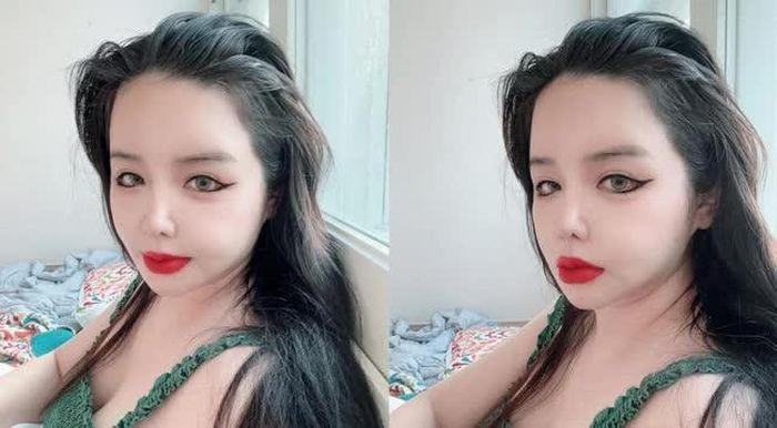 Park Bom trong những bức ảnh selfie mới được cô đăng tải lên Instagram