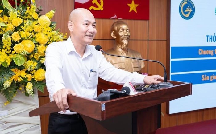 Ông Nguyễn Nguyên Phương, Phó giám đốc Sở Công Thương TP HCM phát biểu tại sự kiện. Ảnh: MXV