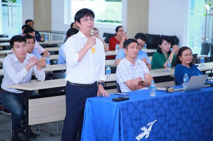 Điểm cầu Trường Đại học Lạc Hồng (Đồng Nai). Ảnh: NTCC