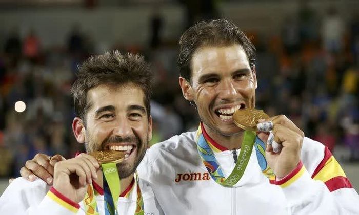Năm 2016, Nadal giành thêm HCV đôi nam nữa