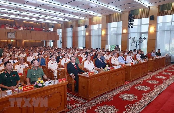  Thủ tướng Phạm Minh Chính và các đại biểu dự Đại hội. (Ảnh: Dương Giang/TTXVN) 