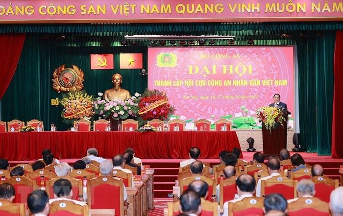  Thủ tướng Phạm Minh Chính phát biểu tại Đại hội. (Ảnh: Dương Giang/TTXVN) 