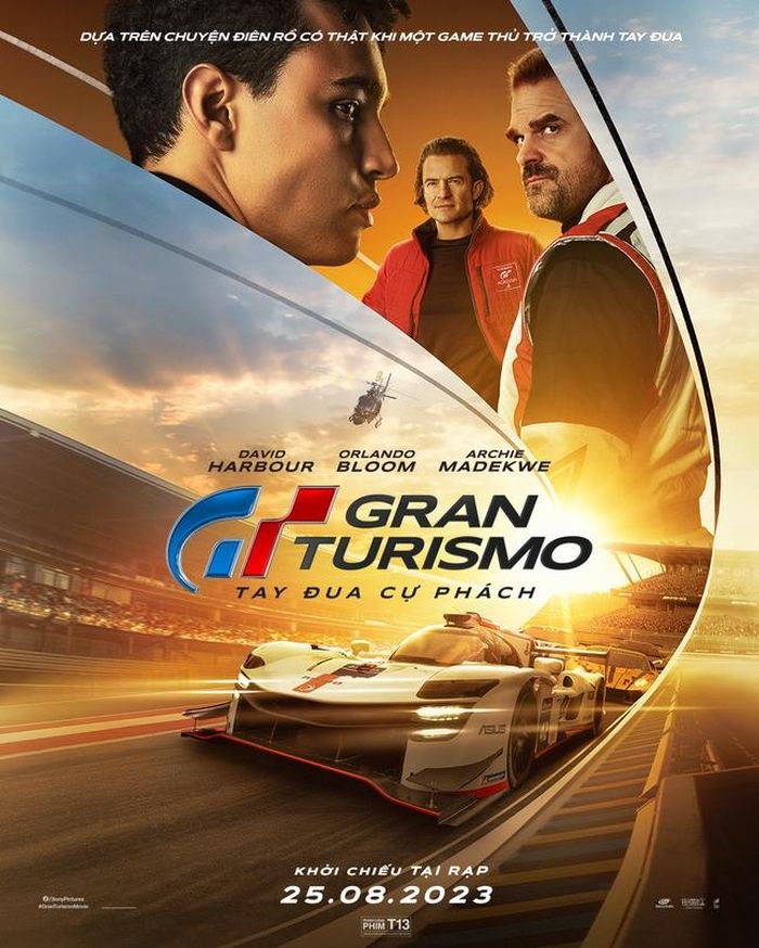 Poster phim "Gran Turismo: Tay đua cự phách"