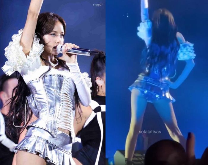 Đây không phải lần đầu Lisa diện trang phục ngắn cũn lên sân khấu. Khán giả góp ý Lisa và stylist nên chú ý hơn trong cách chọn trang phục.