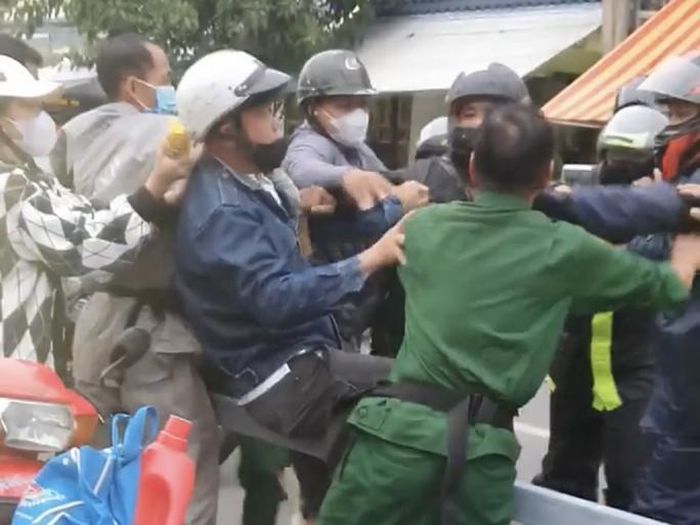 Hình ảnh trong clip gây bất bình