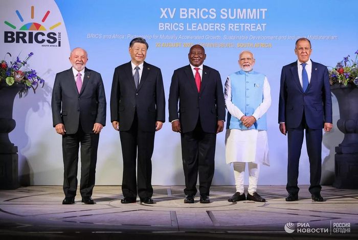 Lãnh đạo các nước BRICS. Ảnh: RIA Novosti