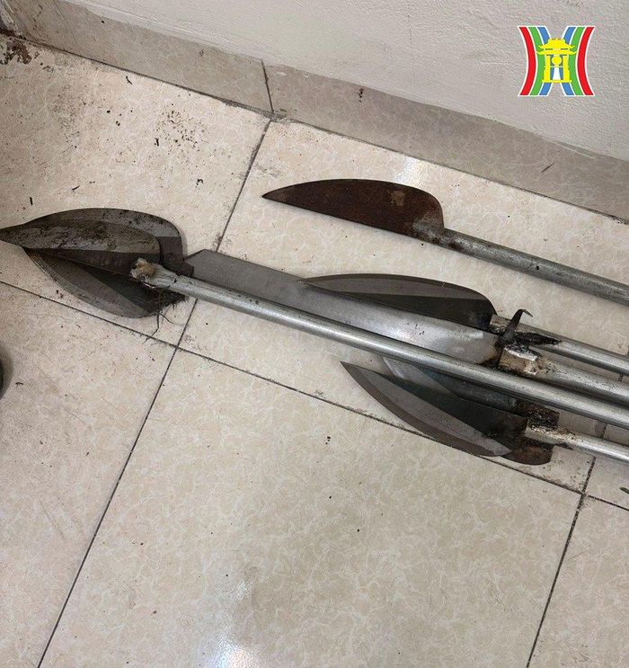 Hung khí được các đối tượng mang đi giải quyết mâu thuẫn
