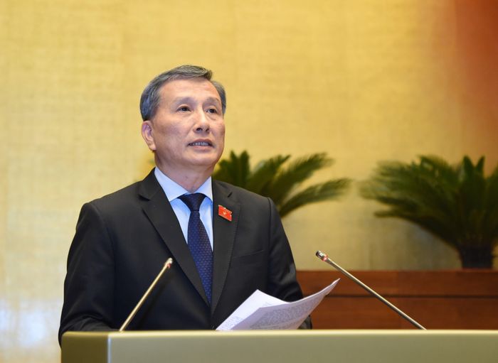 Chủ nhiệm Ủy ban Khoa học, Công nghệ và Môi trường Lê Quang Huy.