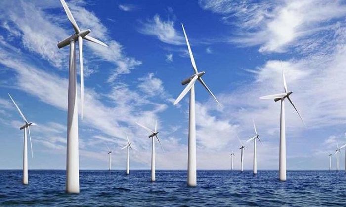 Dự án điện gió Hornsea 2 có tổng công suất 1,3 GW, đủ cung cấp điện cho 1,3 triệu hộ gia đình tại Anh. (Ảnh: CGTN)
