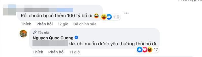 Bình luận của Cường Đô La với một người bạn.