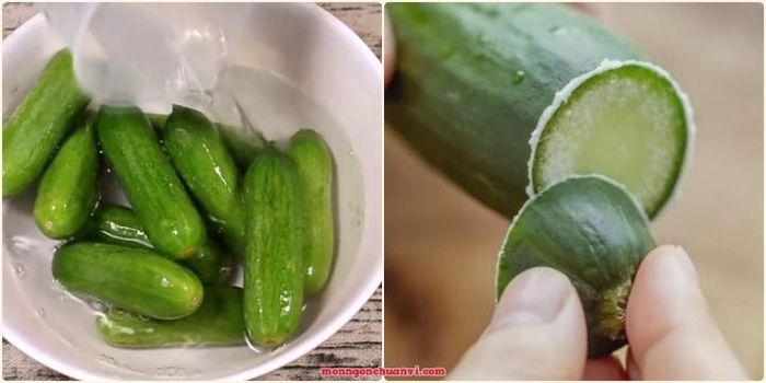 Cách xử lý quả dưa chuột bị đắng,
