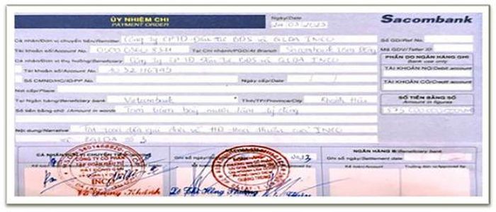 Làm giả các ủy nhiệm chi với số tiền lớn, Đặng Sơn Hải đã lừa các công ty tin tưởng ký quỹ.