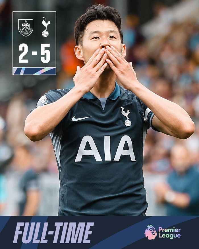 Chung cuộc, Tottenham giành chiến thắng giòn giã 5-2
