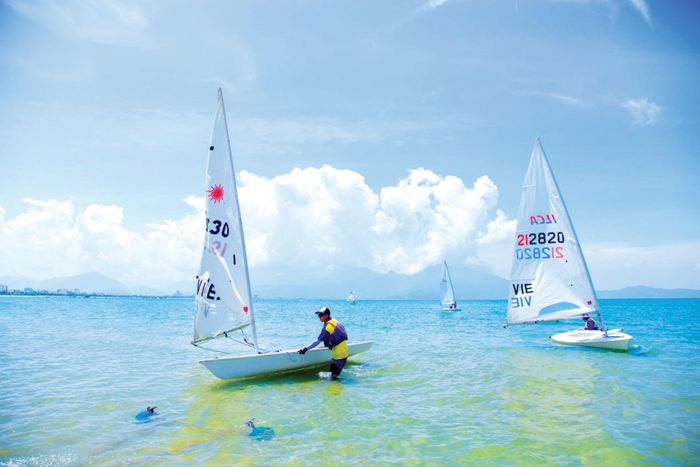 Bộ môn Sailing (thuyền buồm) tại Đà Nẵng hoạt động chủ yếu để luyện tập phục vụ cho các giải thi đấu quốc tế