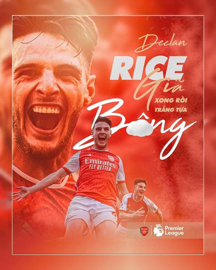 Declan Rice đã rèn giũa cả về thể lực, tốc độ và kỹ thuật