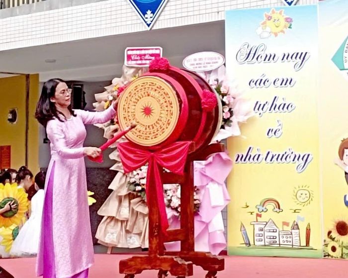 Tiếng trống khai trường năm học mới, nhiều thành tích mới