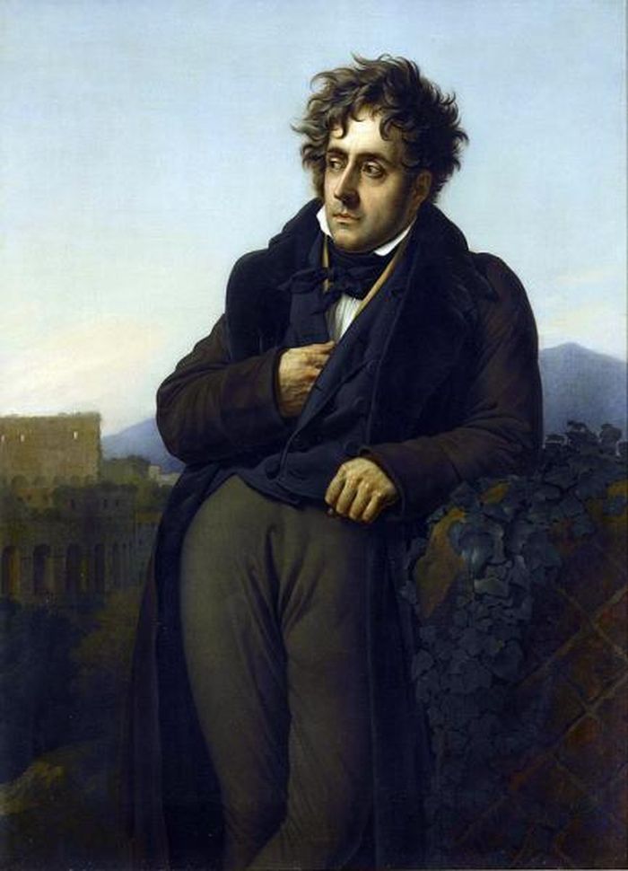 Nhà văn Pháp Francois René de Chateaubriand (1768 – 1848), thần tượng thời trẻ của Victor Hugo.