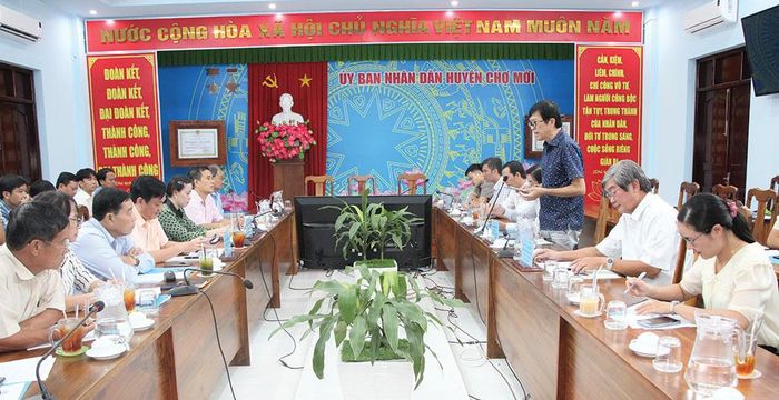 Sở Lao động - Thương binh và Xã hội làm việc với huyện Chợ Mới về các dự án cho vay hỗ trợ việc làm
