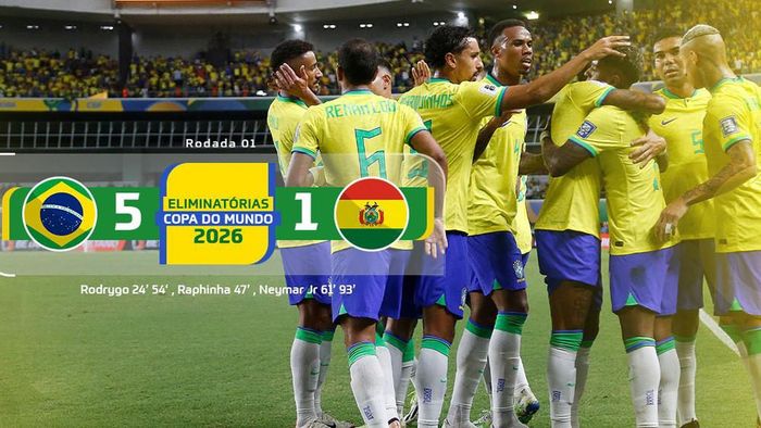 Brazil giành chiến thắng giòn giã