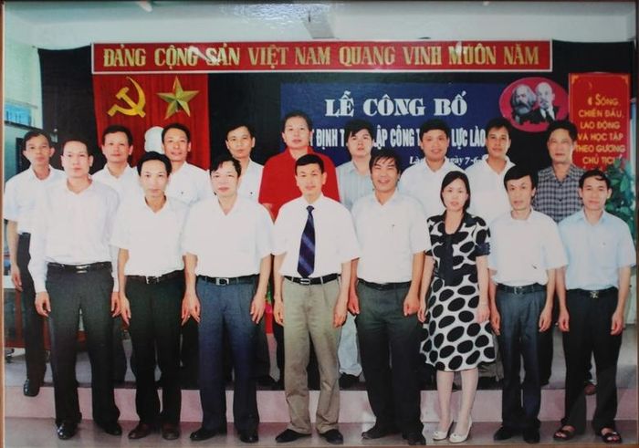 Lễ công bố quyết định thành lập Công ty Điện lực Lào Cai, ngày 7/6/2010.