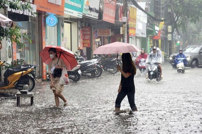 Thời tiết Hà Nội sắp có đợt mưa lớn. Ảnh minh họa: Q.Phong
