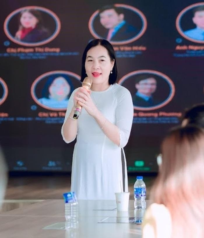 Chị Vũ Thị Minh, Phó trưởng phòng khoa học hợp tác quốc tế, Đại học SPKT Vinh (Ảnh: BK Holdings)