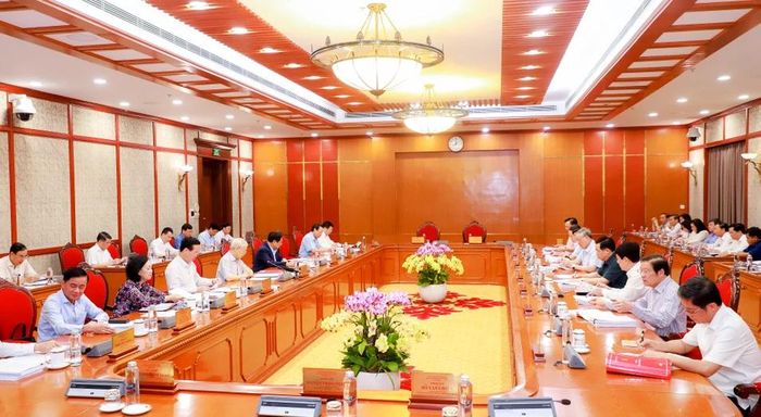 Bộ Chính trị tổng kết 10 năm thực hiện Nghị quyết 26 về Nghệ An. Ảnh tư liệu: Thành Duy