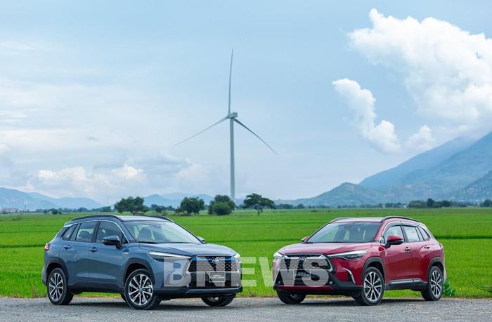 Toyota Corolla Cross tiêu thụ được 1.694 xe, xếp ở vị trí thứ 3 trong Top 10 ô tô bán chạy nhất tháng 8/2023. Ảnh: BNEWS/TTXVN phát