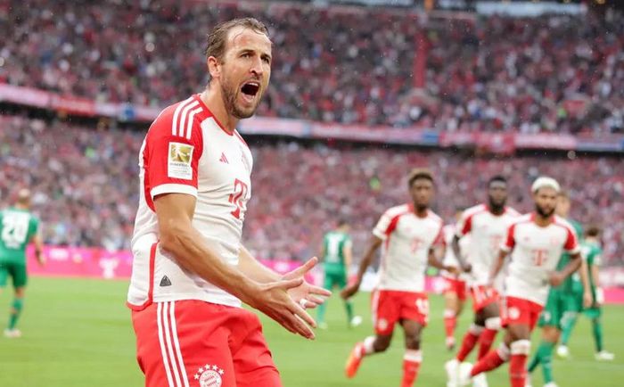 Harry Kane thi đấu ấn tượng tại Bundesliga với 3 pha lập công. Ảnh: Eurosports