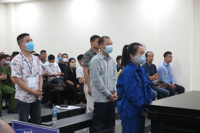 Các bị cáo tại tòa. Ảnh: T.N