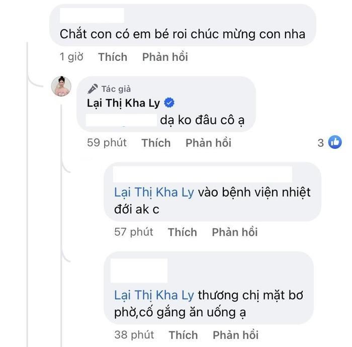 Kha Ly khá thẳng thắn khi nói về chuyện có con