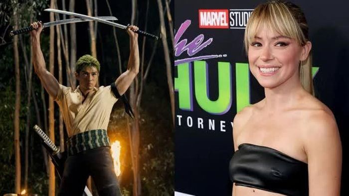 Arata Mackenyu vào vai Zoro và Tatiana Maslany (phải) đóng chính trong "She-Hulk"