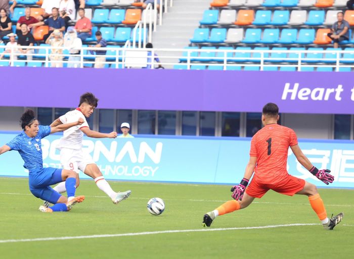 Quốc Việt đang tỏa sáng ở ASIAD 2023 - Ảnh: Hoàng Linh
