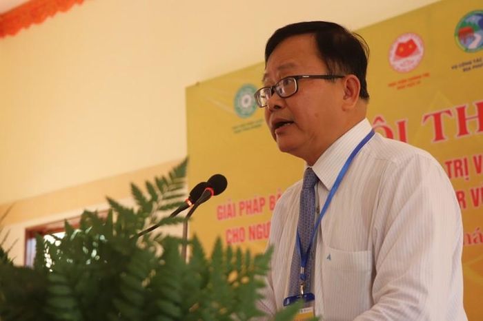 Ông Nguyễn Trung Nhân, Chủ tịch Ủy ban MTTQ Việt Nam TP. Cần Thơ phát biểu tại hội nghị.