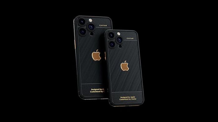Ultra Black: Phiên bản Ultra Black cũng có logo Apple 24K nhưng khung máy được làm từ titan với lớp phủ PVD đặc biệt. Sản phẩm có giá 8.060 USD (khoảng 196,5 triệu đồng) cho bản iPhone 15 Pro và 8.840 USD (khoảng 251,5 triệu đồng) cho bản iPhone 15 Pro Max.
