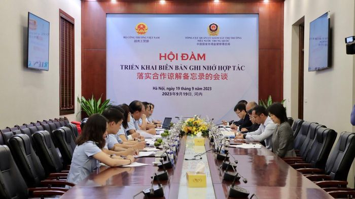Hội đàm giữa Tổng cục Quản lý thị trường (Bộ Công Thương) Việt Nam với Tổng cục Quản lý Giám sát thị trường Nhà nước Trung Quốc