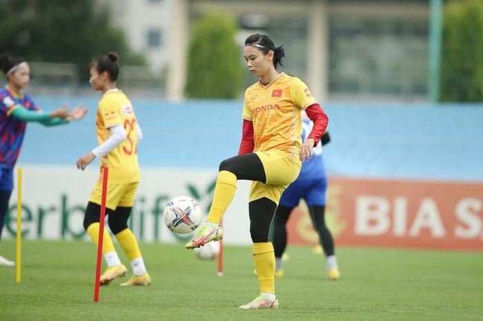 Hải Yến tự tin đối với ĐT nữ Nepal tại ASIAD 2023 (Ảnh: VFF)