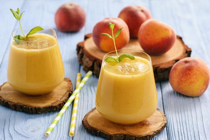 Sinh tố xoài, đào