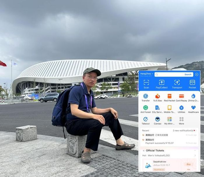 App Alipay rất cần thiết cho cánh phóng viên cũng như khách du lịch ở Hàng Châu