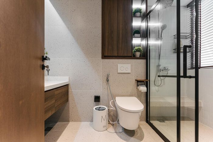 Quế Vân muốn có cảm giác tiện nghi như ở khách sạn khi ở nhà nên không tiếc tiền cho các hạng mục trong nhà vệ sinh.