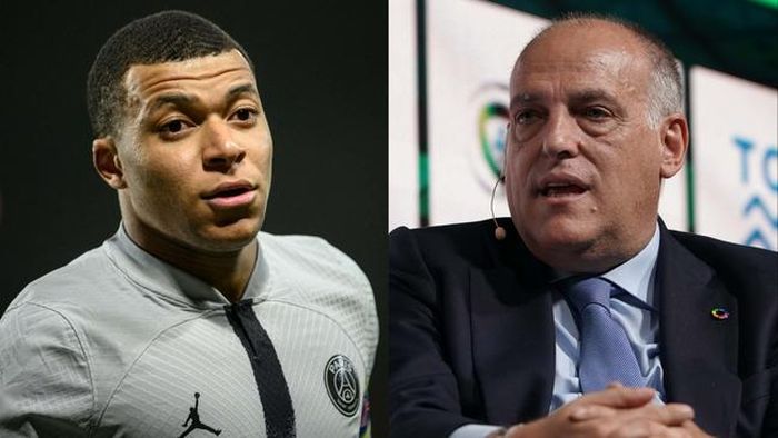 Ông Tebas tin chắc Mbappe sẽ sang Real Madrid vào mùa hè 2024.