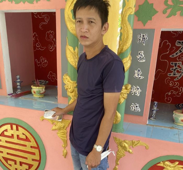 Đối tượng Hải bị bắt giữ.