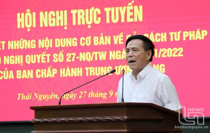 GS.TS Hoàng Thế Liên quán triệt một số nội dung cơ bản về CCTP trong Nghị quyết số 27-NQ/TW.